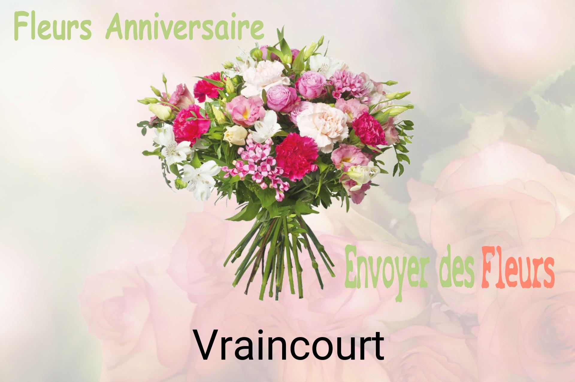 Bouquet de fleurs d’anniversaire livré à Vraincourt